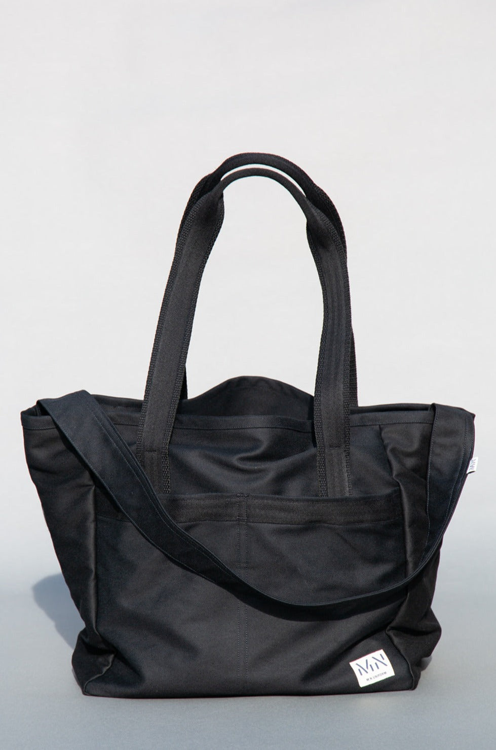 M.N Black Carryall Bag