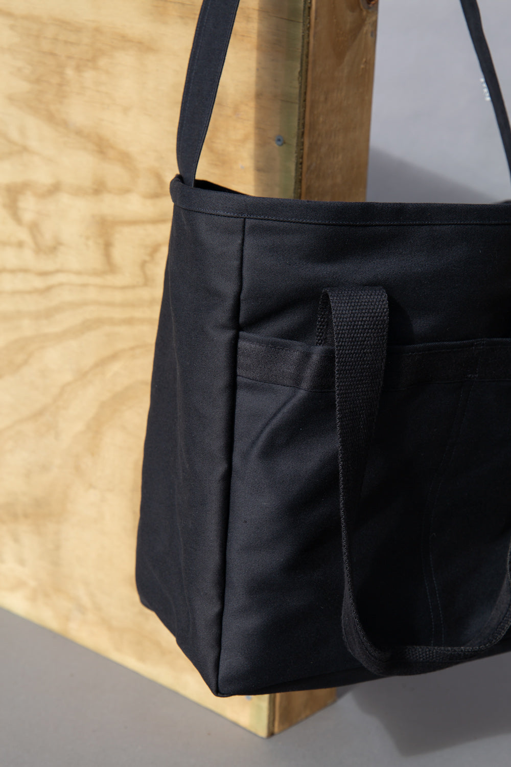 M.N Black Carryall Bag