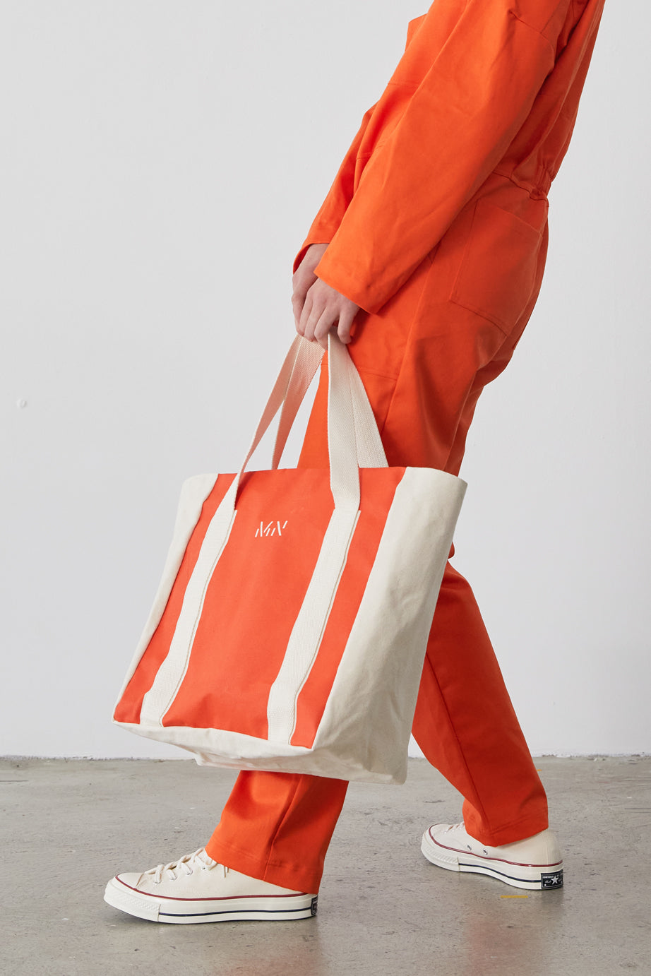 M.N Orange Market Bag